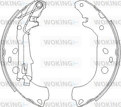 Woking Z4206.00 - Əyləc başlığı, Baraban əyləcləri furqanavto.az