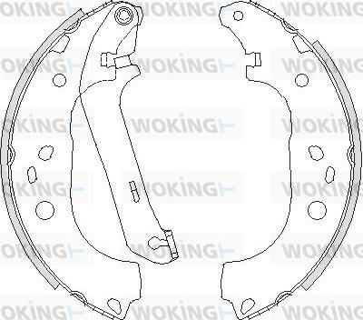 Woking Z4206.01 - Əyləc başlığı, Baraban əyləcləri furqanavto.az