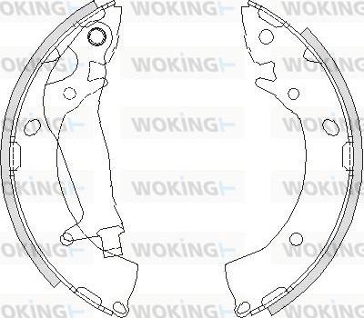 Woking Z4203.00 - Əyləc başlığı, Baraban əyləcləri furqanavto.az