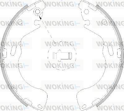 Woking Z4210.00 - Əyləc başlığı, Baraban əyləcləri furqanavto.az