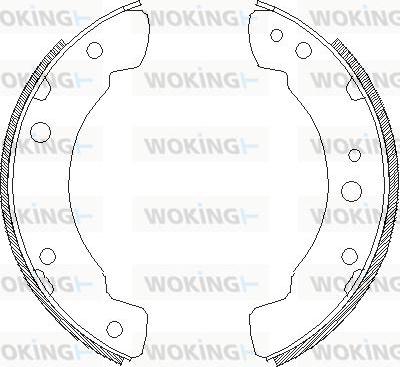 Woking Z4211.00 - Əyləc başlığı, Baraban əyləcləri furqanavto.az