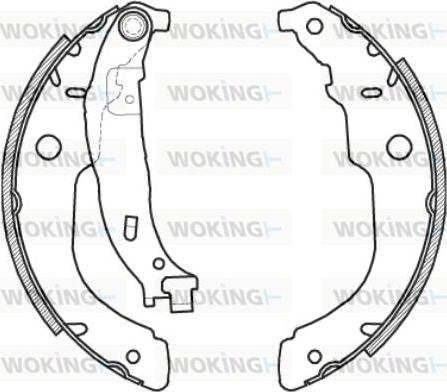 Woking Z4212.00 - Əyləc başlığı, Baraban əyləcləri furqanavto.az