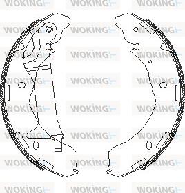 Woking Z4236.02 - Əyləc başlığı, Baraban əyləcləri furqanavto.az