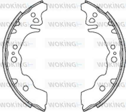 Woking Z4230.00 - Əyləc başlığı, Baraban əyləcləri furqanavto.az