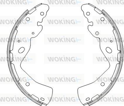 Woking Z4232.01 - Əyləc başlığı, Baraban əyləcləri furqanavto.az