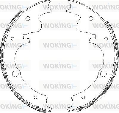 Woking Z4226.00 - Əyləc başlığı, Baraban əyləcləri furqanavto.az