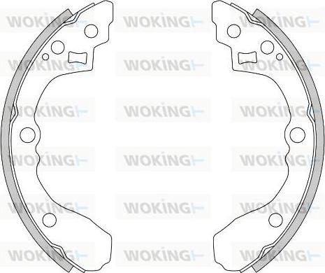 Woking Z4275.00 - Əyləc başlığı, Baraban əyləcləri furqanavto.az