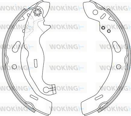 Woking Z4278.00 - Əyləc başlığı, Baraban əyləcləri furqanavto.az