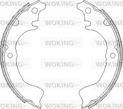 Woking Z4700.00 - Əyləc başlığı, Baraban əyləcləri furqanavto.az