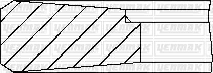 Yenmak 91-09528-000 - Piston halqası dəsti furqanavto.az