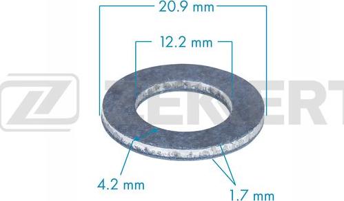 Zekkert BE-3570 - Mühür halqası, yağ boşaltma tapası furqanavto.az