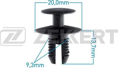 Zekkert BE-2733 - Clip, trim / qoruyucu zolaq furqanavto.az