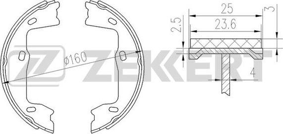 Zekkert BK-4449 - Əyləc Başlığı Dəsti furqanavto.az