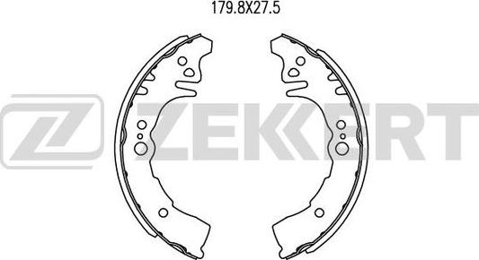 Zekkert BK-4464 - Əyləc Başlığı Dəsti furqanavto.az