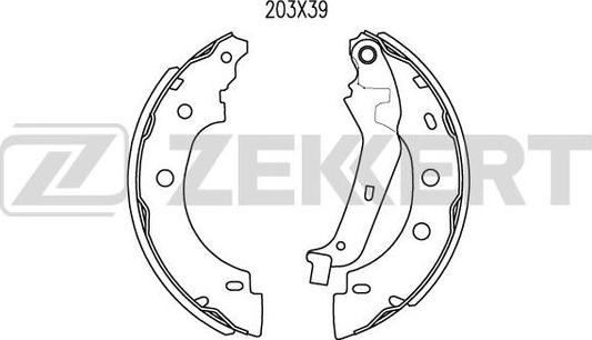 Zekkert BK-4462 - Əyləc Başlığı Dəsti furqanavto.az