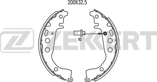 Zekkert BK-4436 - Əyləc Başlığı Dəsti furqanavto.az