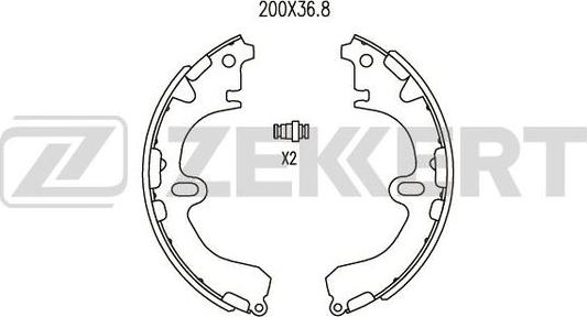 Zekkert BK-4421 - Əyləc Başlığı Dəsti furqanavto.az