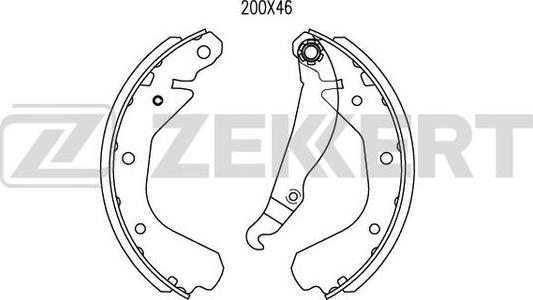 Zekkert BK-4472 - Əyləc Başlığı Dəsti furqanavto.az