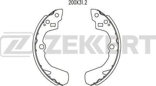 Zekkert BK-4090 - Əyləc Başlığı Dəsti furqanavto.az