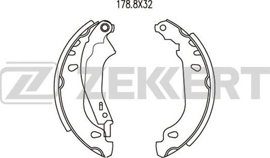 Zekkert BK-4045 - Əyləc Başlığı Dəsti furqanavto.az