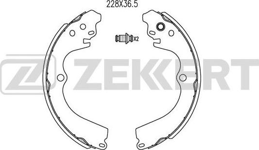 Zekkert BK-4040 - Əyləc Başlığı Dəsti furqanavto.az