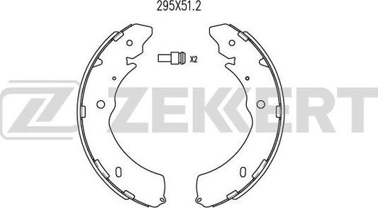 Zekkert BK-4034 - Əyləc Başlığı Dəsti furqanavto.az