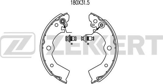 Zekkert BK-4035 - Əyləc Başlığı Dəsti furqanavto.az