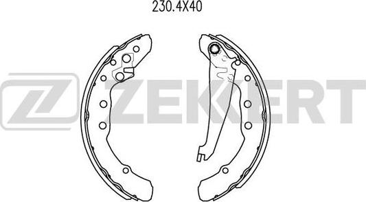 Zekkert BK-4036 - Əyləc Başlığı Dəsti furqanavto.az