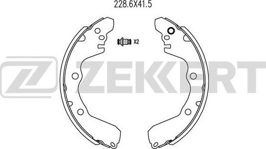 Zekkert BK-4037 - Əyləc Başlığı Dəsti furqanavto.az