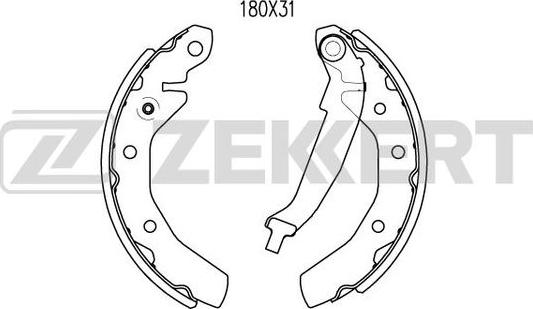 Zekkert BK-4027 - Əyləc Başlığı Dəsti furqanavto.az