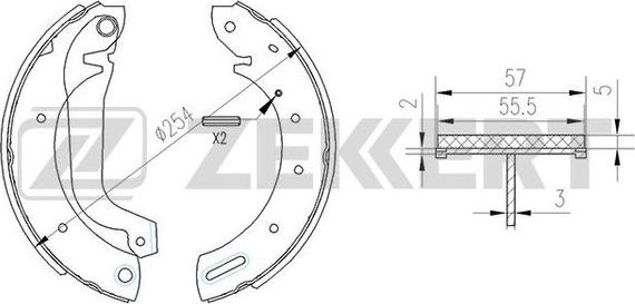 Zekkert BK-4142 - Əyləc Başlığı Dəsti furqanavto.az