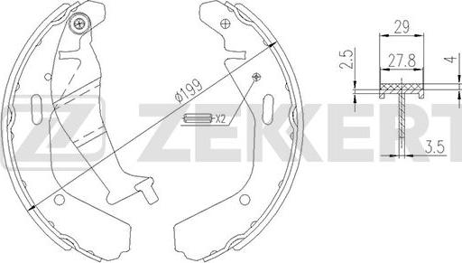 Zekkert BK-4155 - Əyləc Başlığı Dəsti furqanavto.az