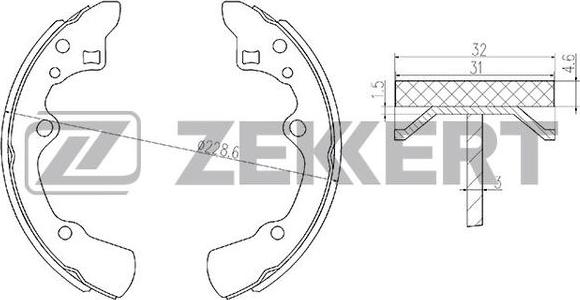 Zekkert BK-4169 - Əyləc Başlığı Dəsti furqanavto.az