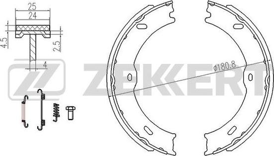 Zekkert BK-4166 - Əyləc Başlığı Dəsti furqanavto.az