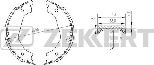 Zekkert BK-4106 - Əyləc Başlığı Dəsti furqanavto.az