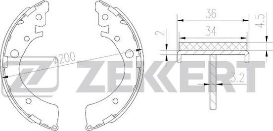 Zekkert BK-4103 - Əyləc Başlığı Dəsti furqanavto.az