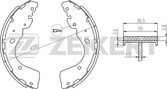 Zekkert BK-4184 - Əyləc Başlığı Dəsti furqanavto.az