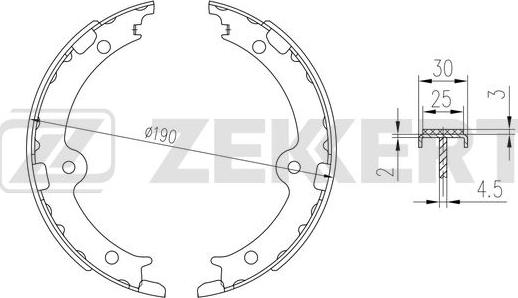 Zekkert BK-4347 - Əyləc Başlığı Dəsti furqanavto.az