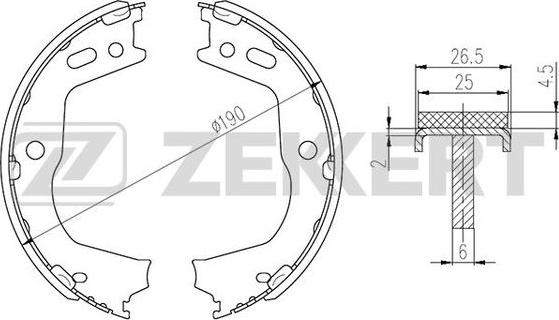 Zekkert BK-4310 - Əyləc Başlığı Dəsti furqanavto.az