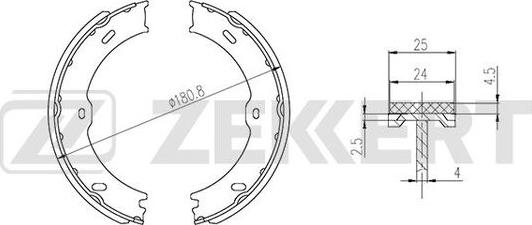 Zekkert BK-4331 - Əyləc Başlığı Dəsti furqanavto.az