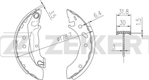 Zekkert BK-4371 - Əyləc Başlığı Dəsti furqanavto.az