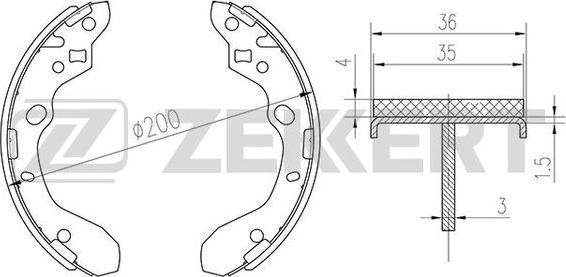 Zekkert BK-4294 - Əyləc Başlığı Dəsti furqanavto.az