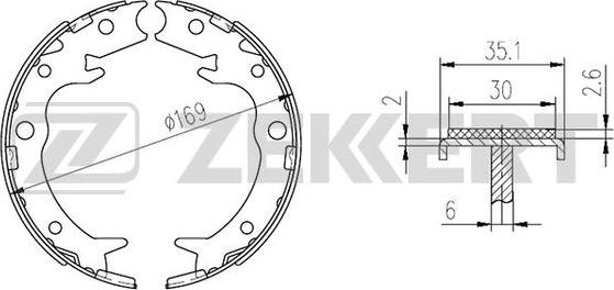 Zekkert BK-4298 - Əyləc Başlığı Dəsti furqanavto.az