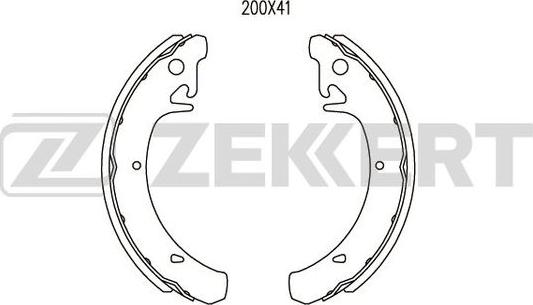 Zekkert BK-4261 - Əyləc Başlığı Dəsti furqanavto.az