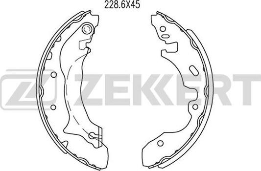 Zekkert BK-4283 - Əyləc Başlığı Dəsti furqanavto.az