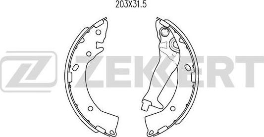 Zekkert BK-4236 - Əyləc Başlığı Dəsti furqanavto.az