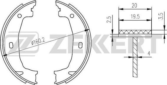 Zekkert BK-4274 - Əyləc Başlığı Dəsti furqanavto.az