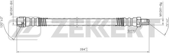 Zekkert BS-9454 - Əyləc şlanqı www.furqanavto.az