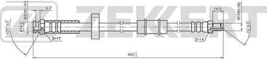 Zekkert BS-9403 - Əyləc şlanqı furqanavto.az