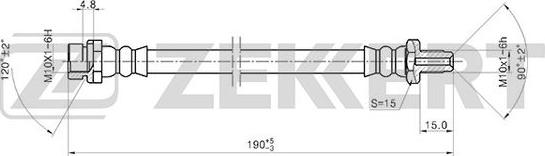 Zekkert BS-9402 - Əyləc şlanqı furqanavto.az